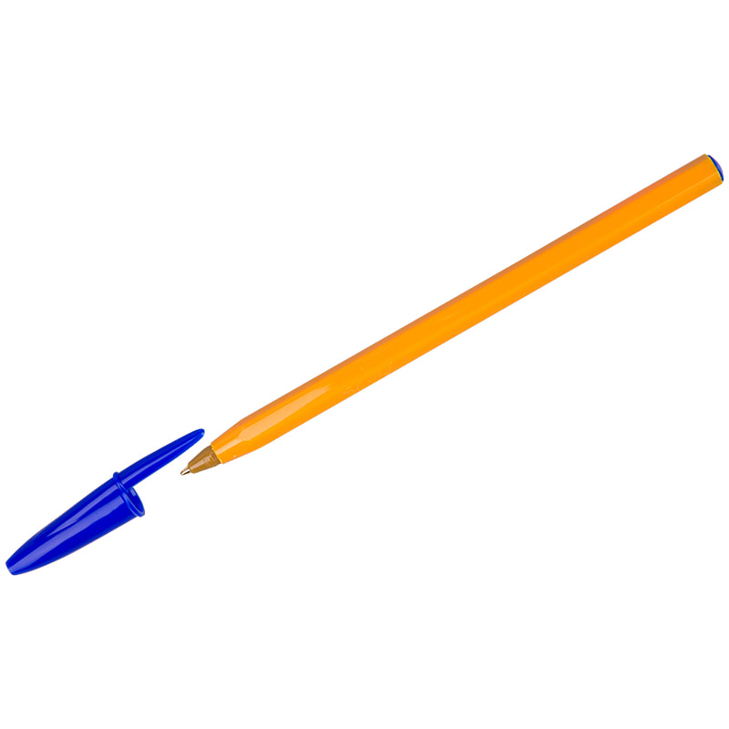 Ручка шариковая Bic 'Orange fine' синяя, 0.8 мм., корпус оранжевый, 8099221