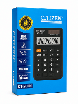 Калькулятор карманный, CITIZETV, CT-200N